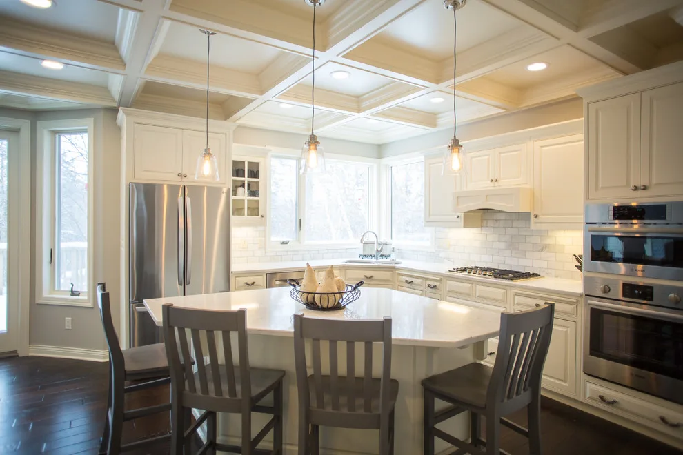 Coffered Ceiling Kitchen Renovation by Stier Construction Inc. - Photo 4