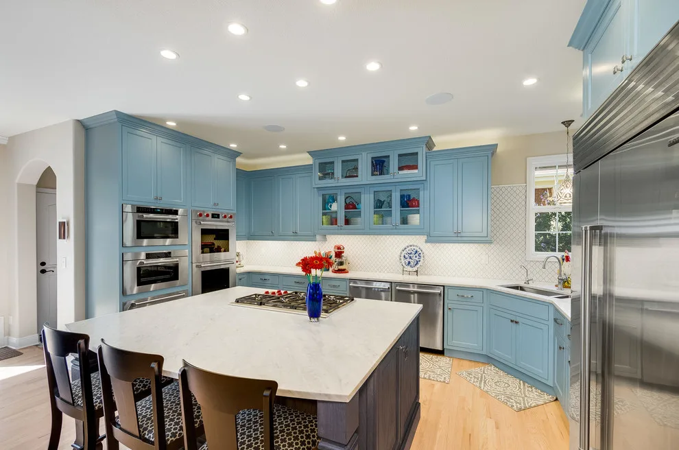 Vibrant Kitchen Renovation; Designed by Michelle Eliason by Kitchens On Broadway - Photo 3