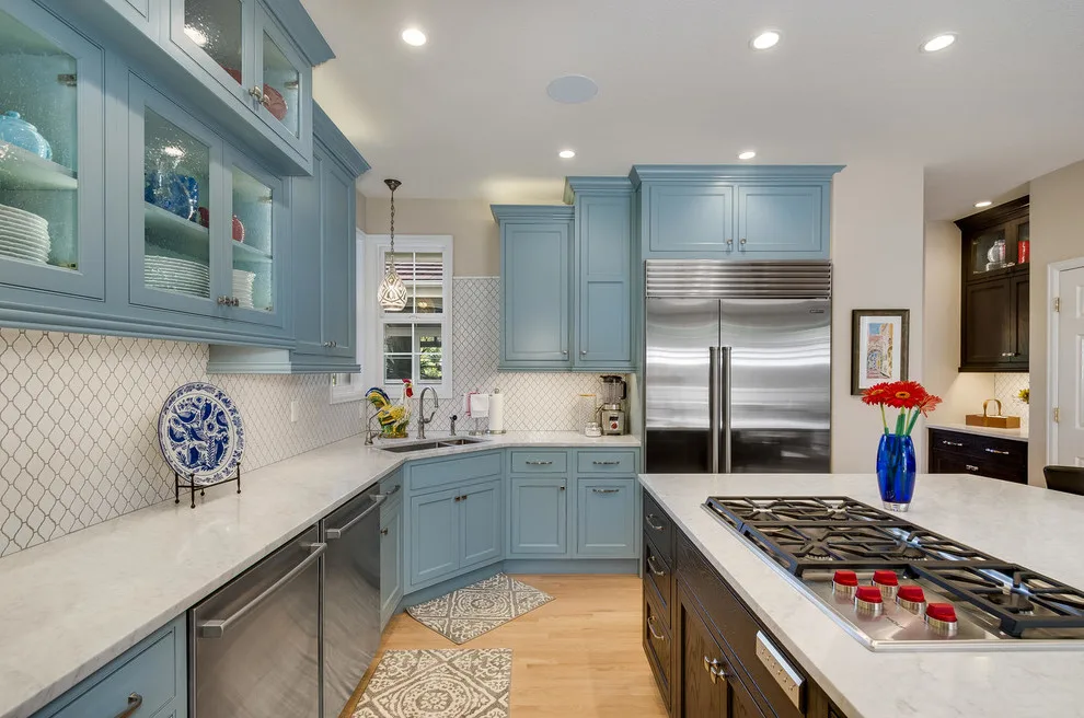 Vibrant Kitchen Renovation; Designed by Michelle Eliason by Kitchens On Broadway - Photo 2