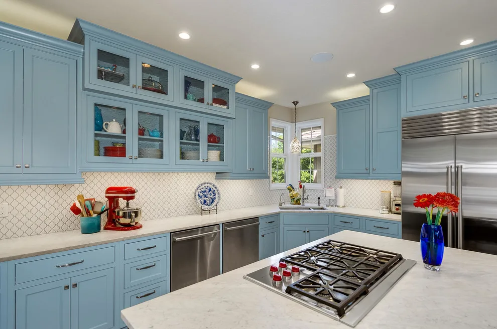 Vibrant Kitchen Renovation; Designed by Michelle Eliason by Kitchens On Broadway - Photo 4