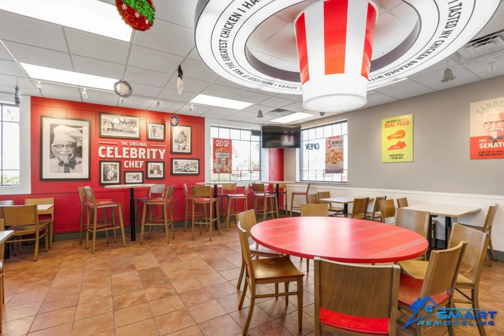 KFC Restaurant Renovation Project in Houston, Texas by Smart Remodeling LLC - Photo 2