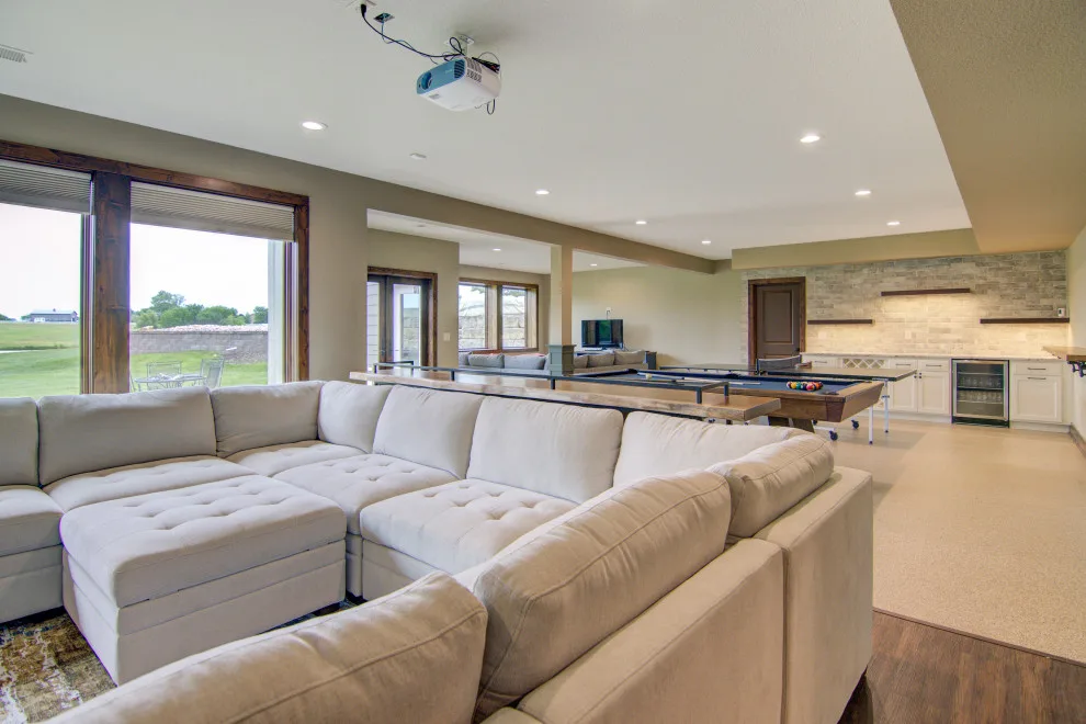Year-Round Entertaining Basement Renovation by KCBR Design | Remodel - Photo 24