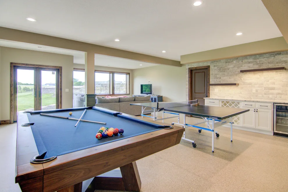 Year-Round Entertaining Basement Renovation by KCBR Design | Remodel - Photo 22