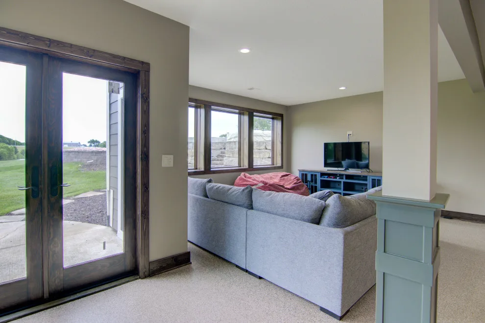 Year-Round Entertaining Basement Renovation by KCBR Design | Remodel - Photo 3