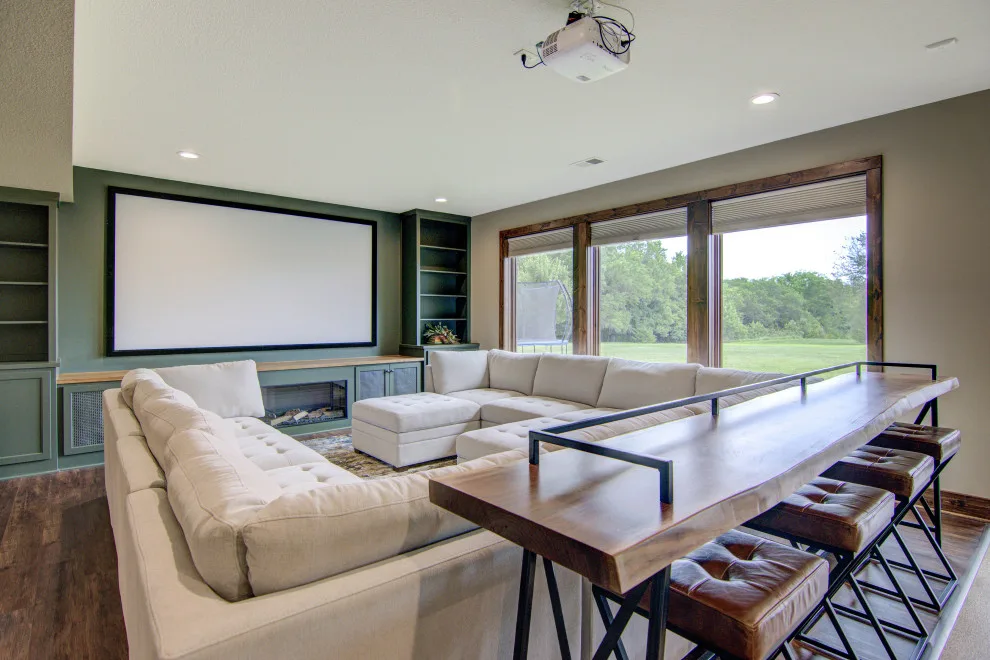 Year-Round Entertaining Basement Renovation by KCBR Design | Remodel - Photo 8