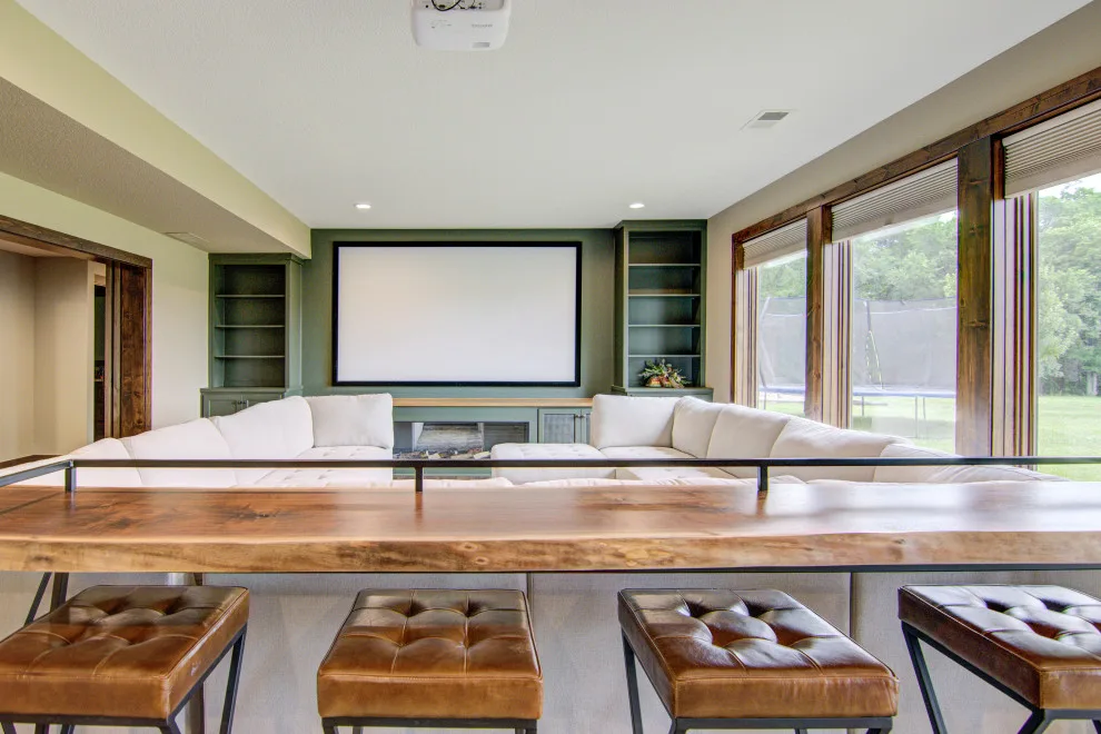 Year-Round Entertaining Basement Renovation by KCBR Design | Remodel - Photo 26