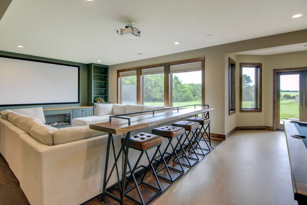 Year-Round Entertaining Basement Renovation by KCBR Design | Remodel - Photo 23