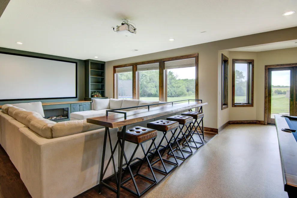 Year-Round Entertaining Basement Renovation by KCBR Design | Remodel - Photo 14