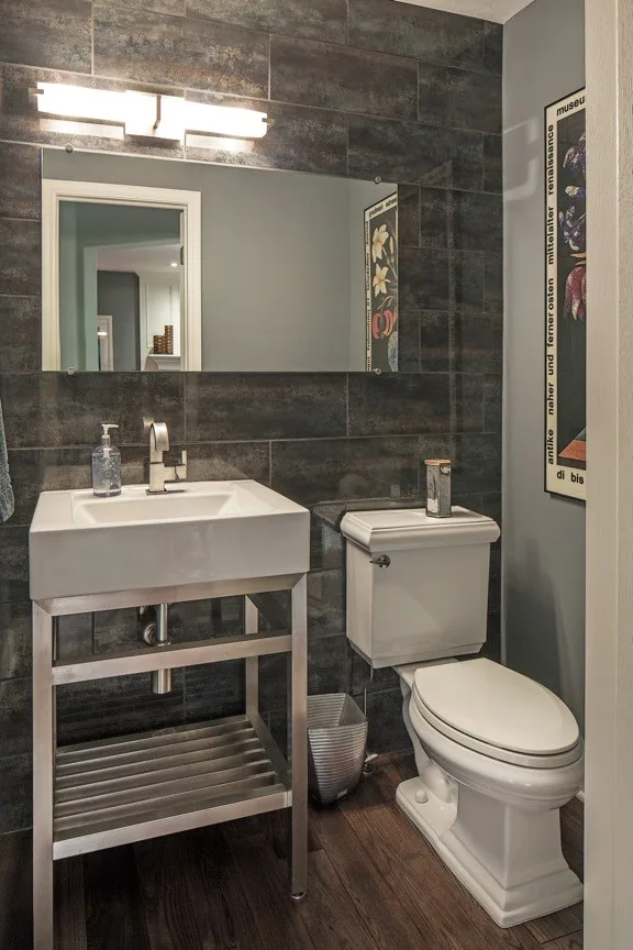 Powder Room Inspirations by Tangerine Designs Kitchens And Baths - Photo 4