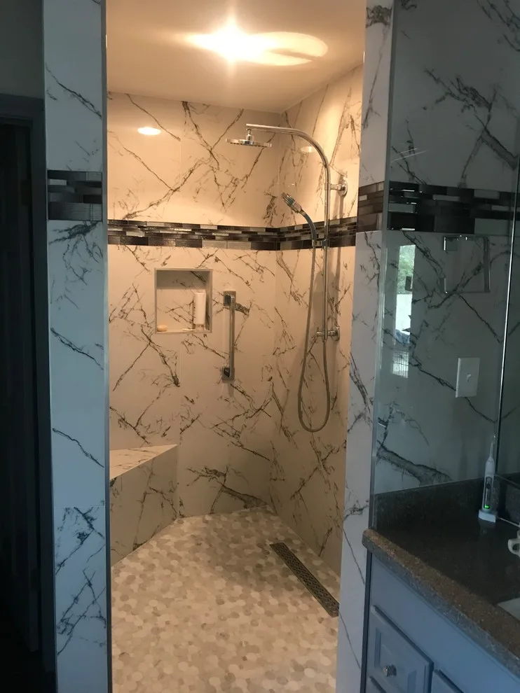 Total Bathroom Renovation by Amos Tile LV - Photo 8
