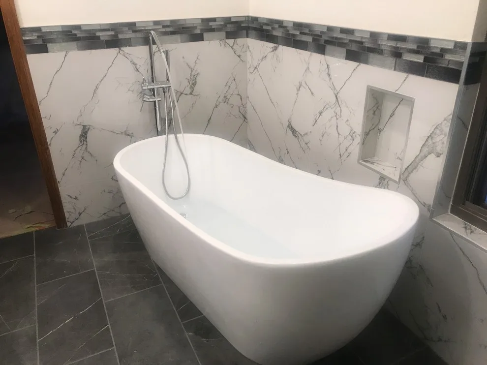Total Bathroom Renovation by Amos Tile LV - Photo 3