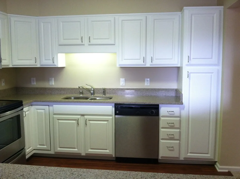 Condo Kitchen Renovation with White Laminate Facade by Kitchen Solvers Of Madison - Photo 2