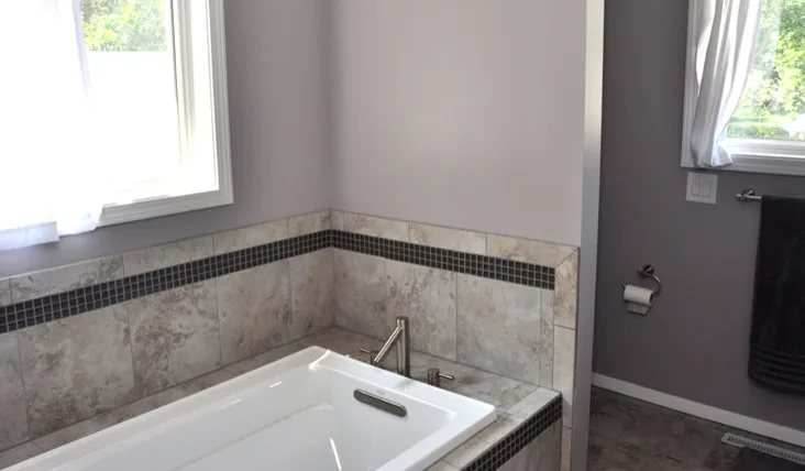 Midland, MI Conservative Cascade Bathroom Renovation by Tri-City Remodeling & Nowak Cabinets - Photo 3