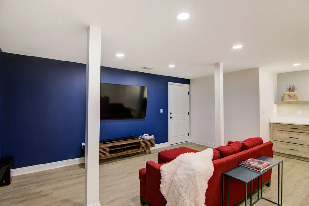 Modern Basement Renovation Kansas City, MO by KCBR Design | Remodel - Photo 18