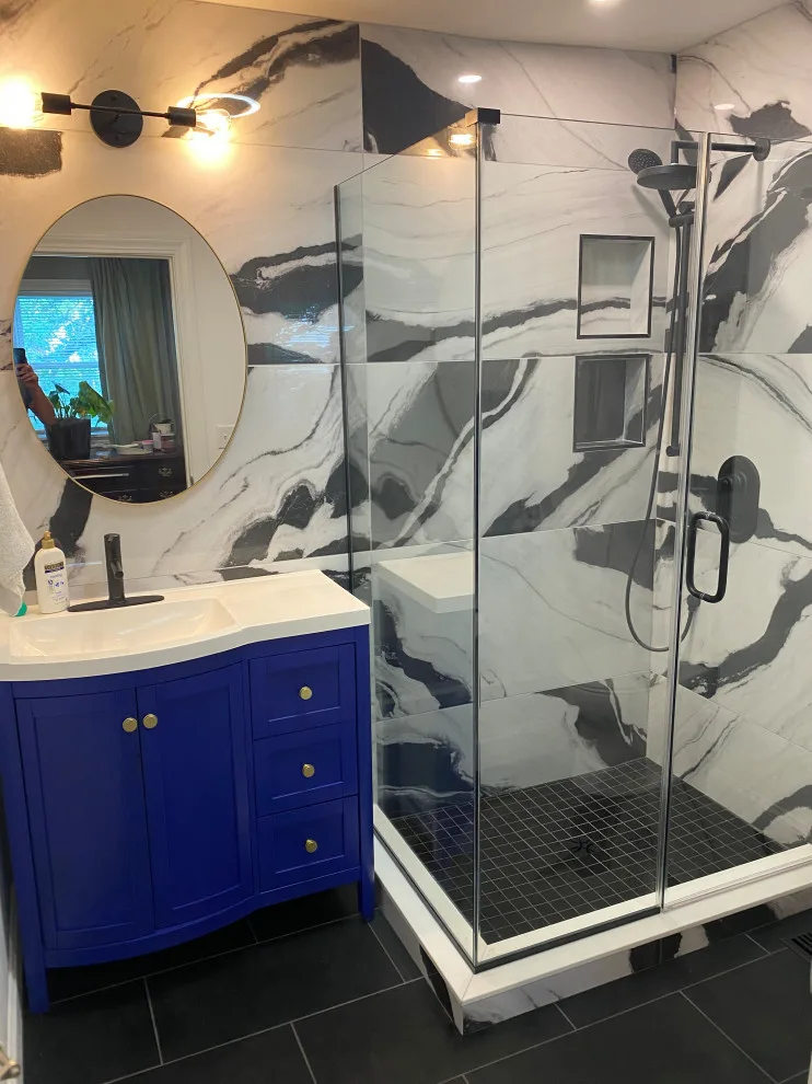Modern Bath by Brian Miller Custom Remodeling - Photo 5