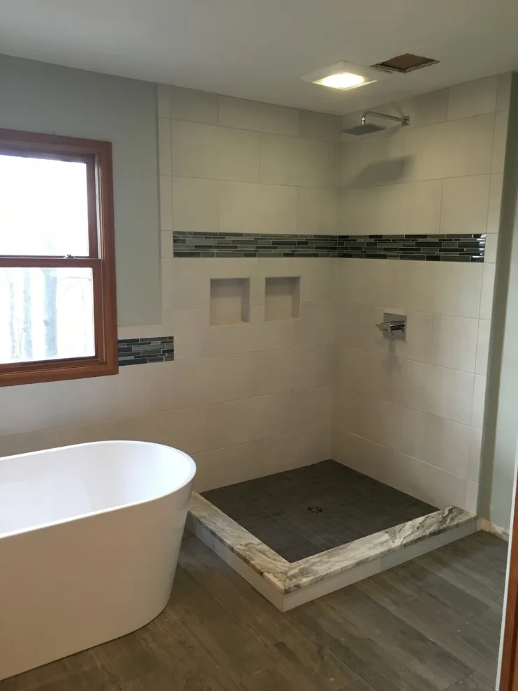 Modern Bath by Brian Miller Custom Remodeling - Photo 2