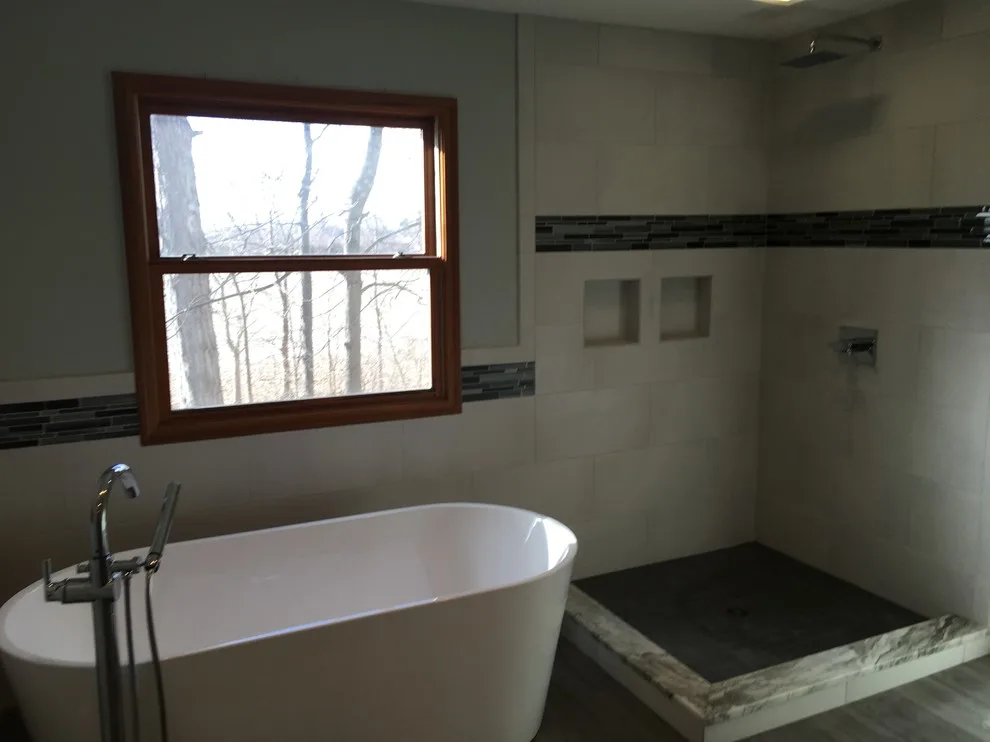 Modern Bath by Brian Miller Custom Remodeling - Photo 4