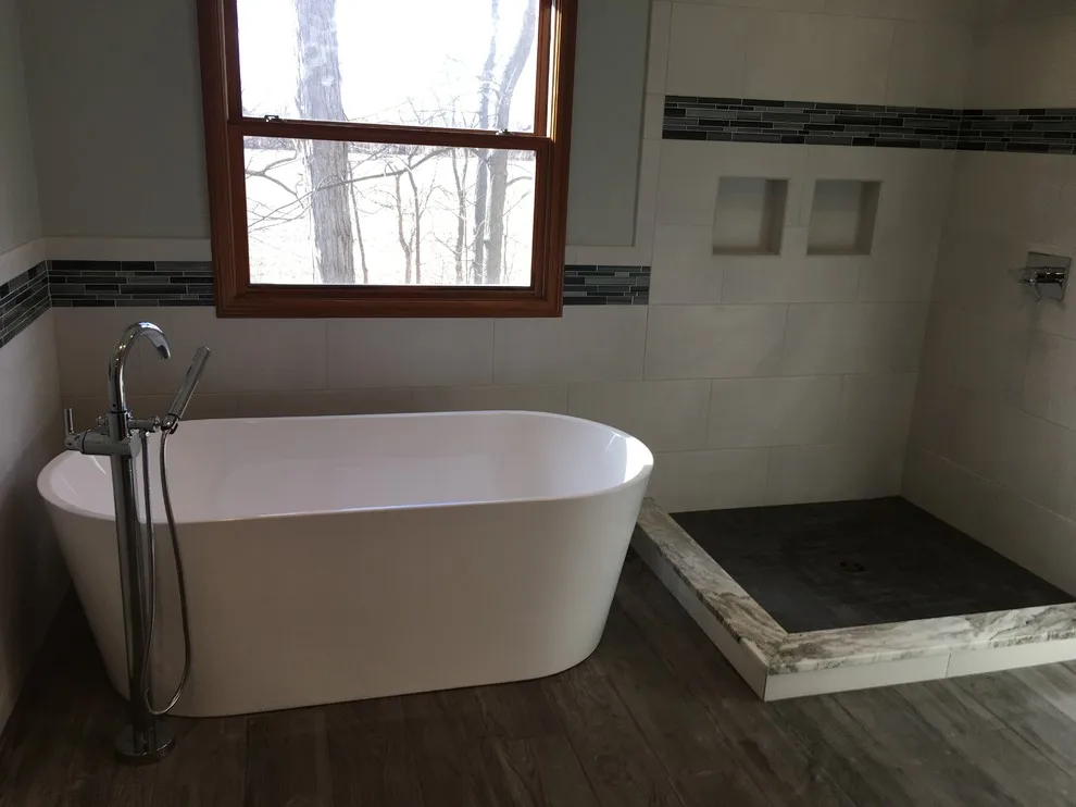 Modern Bath by Brian Miller Custom Remodeling - Photo 7