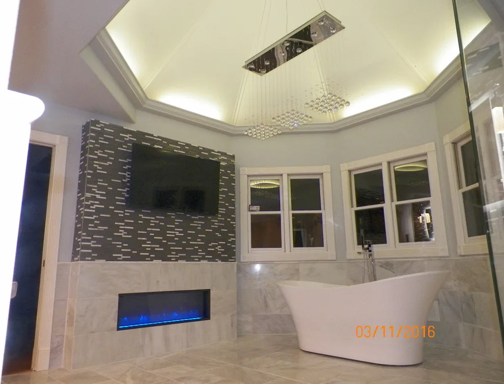 Modern Bathroom in Black and White by A&B's Home Improvements - Photo 8