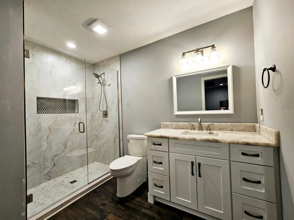 Modern Bathroom Renovation by Kitchen Solvers Of Spring Hill - Photo 11
