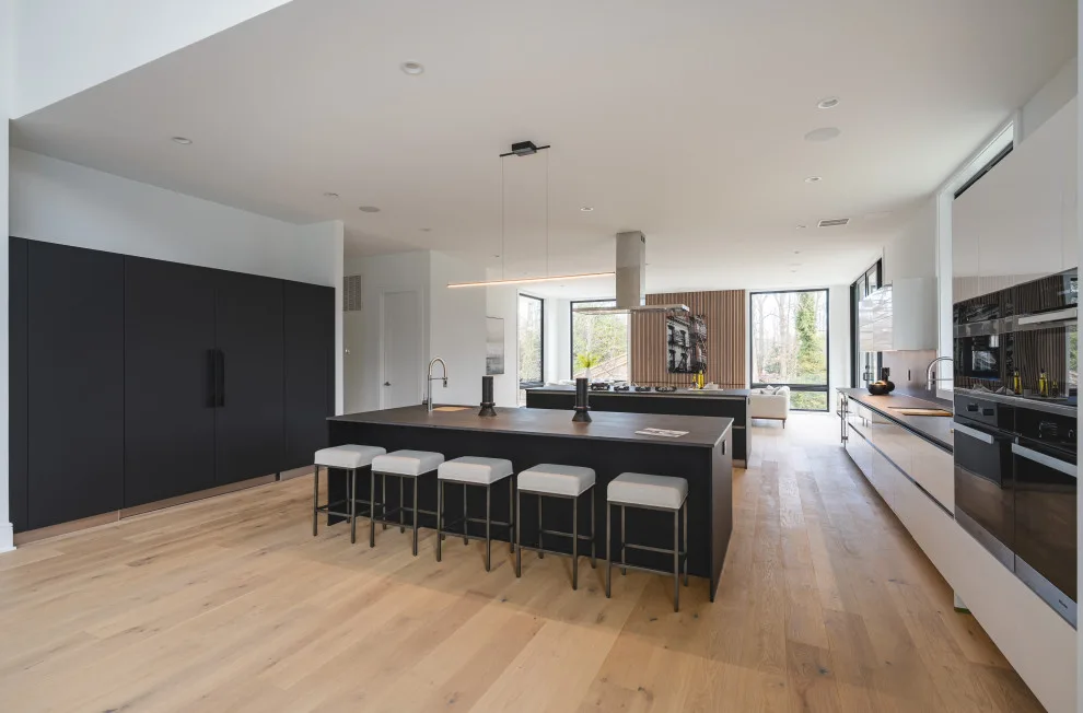 Modern Monochrome Kitchen in McLean VA by UCS Kitchen Design - Photo 15