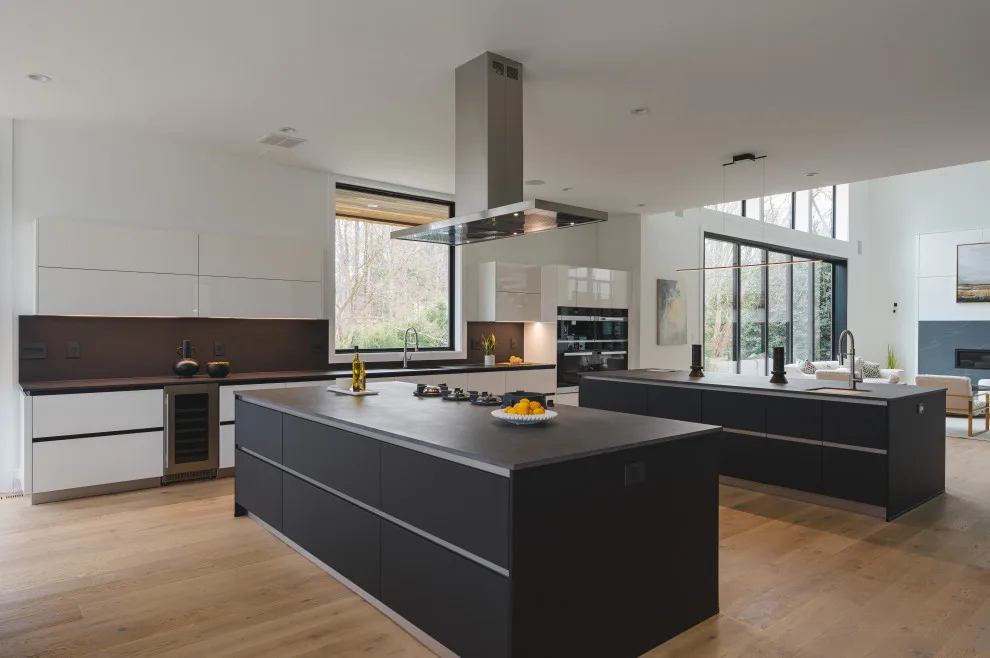 Modern Monochrome Kitchen in McLean VA by UCS Kitchen Design - Photo 19