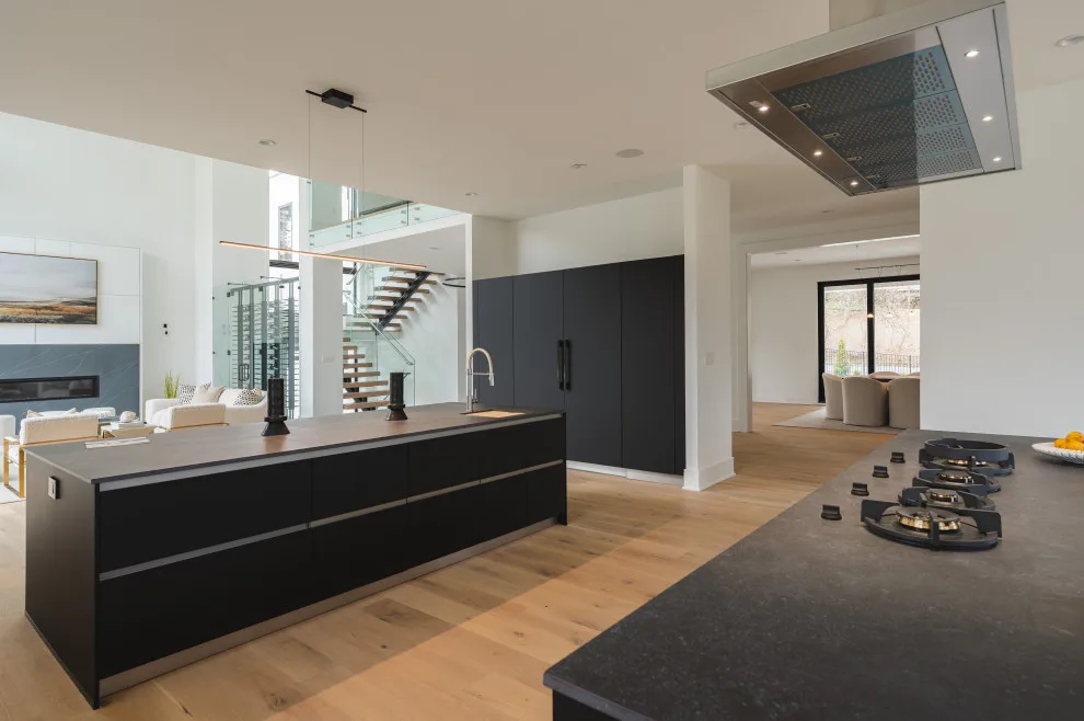 Modern Monochrome Kitchen in McLean VA by UCS Kitchen Design - Photo 13