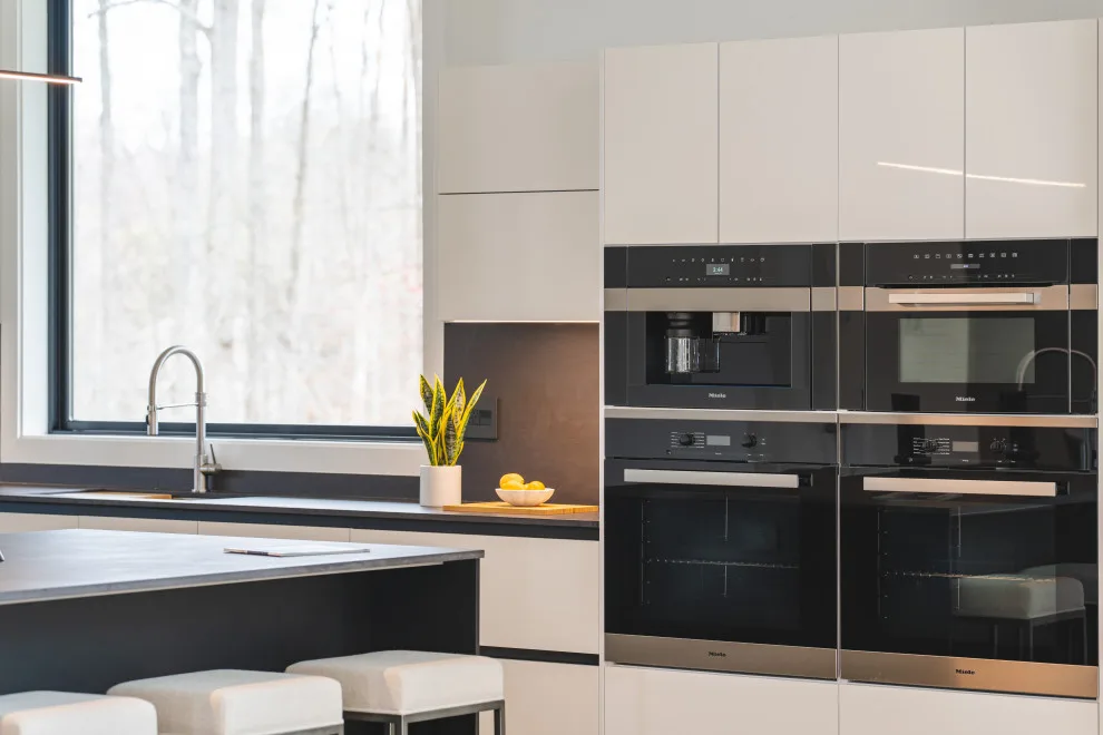 Modern Monochrome Kitchen in McLean VA by UCS Kitchen Design - Photo 11