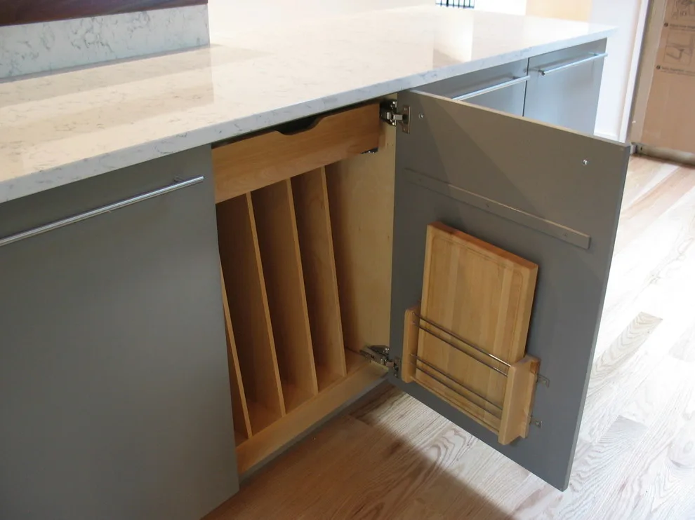 Contemporary Deck Style Kitchen by Taylor Made Cabinets, Leominster MA - Photo 13