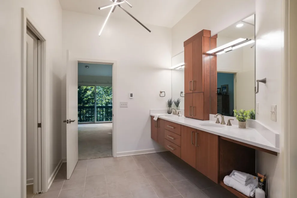 Modern Columbus Main Bathroom by Dave Fox Design Build Remodelers - Photo 5
