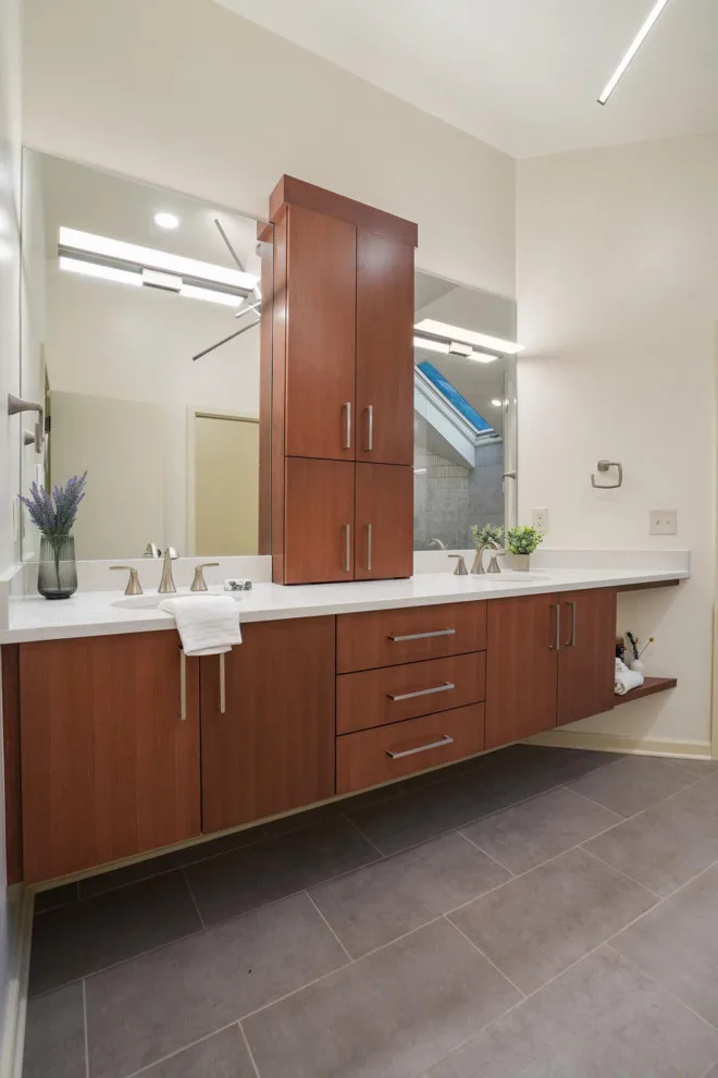 Modern Columbus Main Bathroom by Dave Fox Design Build Remodelers - Photo 3