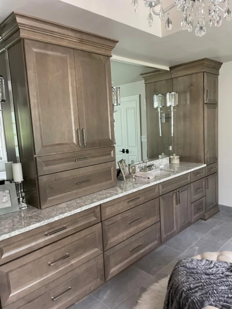 Modern French Bathroom by Custom Professional Remodeling, Inc - Photo 6