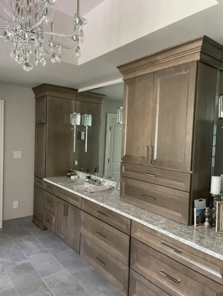 Modern French Bathroom by Custom Professional Remodeling, Inc - Photo 11