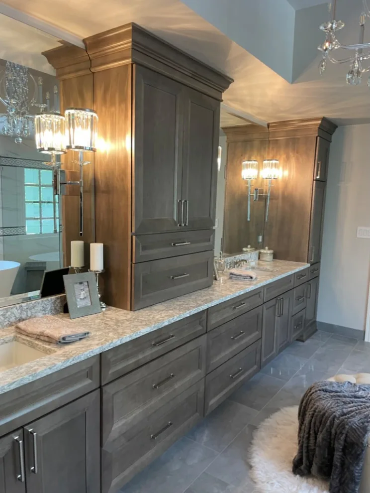 Modern French Bathroom by Custom Professional Remodeling, Inc - Photo 10