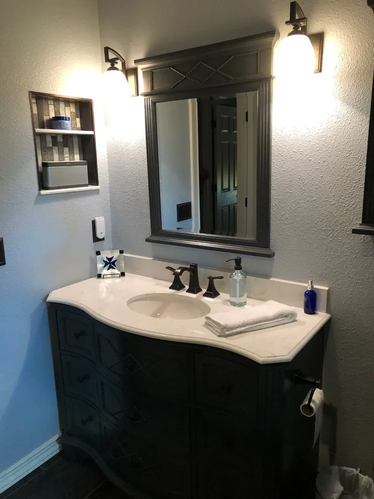 Modern Guest Bathroom Makeover by Rafael Inc - Photo 10