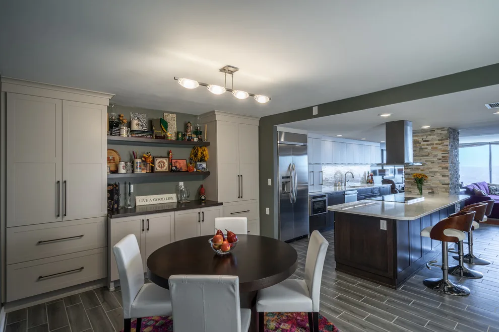 Modern Kitchen Design with Texture by North Shore Kitchen Design Center - Photo 9