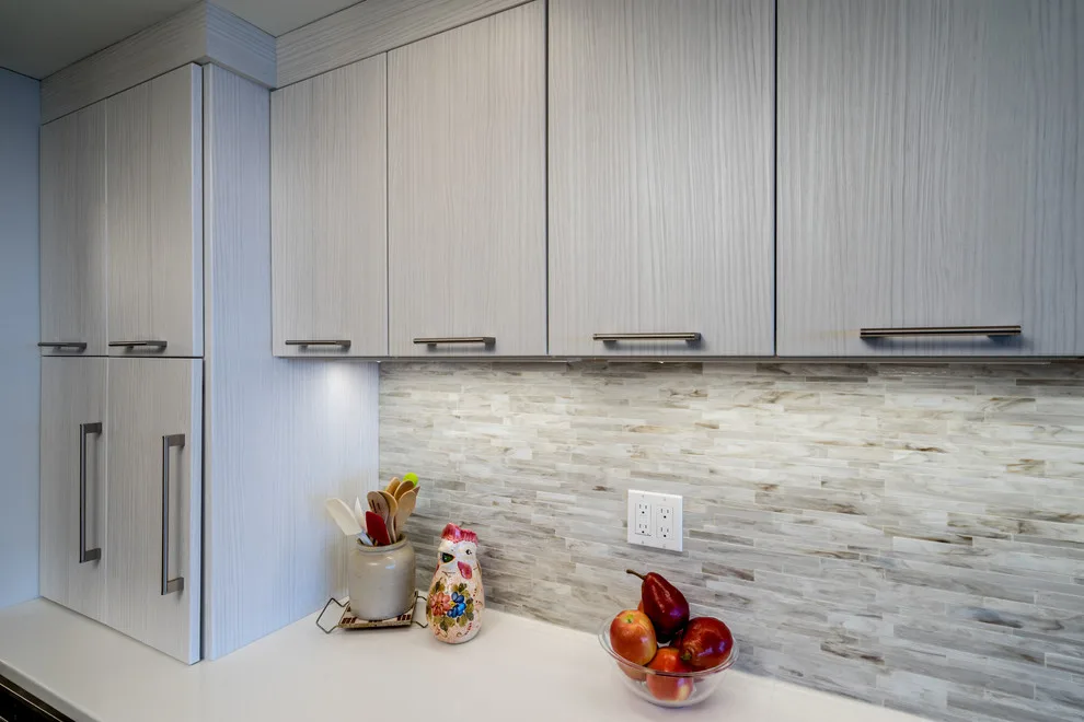 Modern Kitchen Design with Texture by North Shore Kitchen Design Center - Photo 2