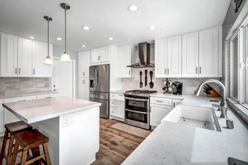 Timelessly Elegant Modern Farmhouse Kitchen with Inviting Warmth by Golden Shore Design And Build - Photo 2