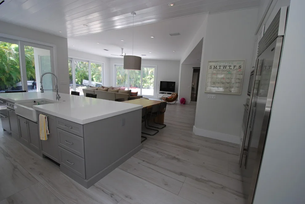 Modern Kitchen on Granada Blvd with Scandinavian Influence by Eleet Fine American Cabinetry - Photo 3