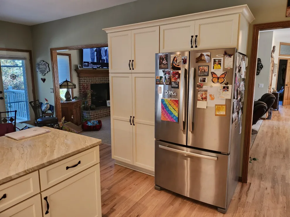 Modern Kitchen and Pantry Facelift in Eggshell by Kitchen Solvers Of Madison - Photo 7