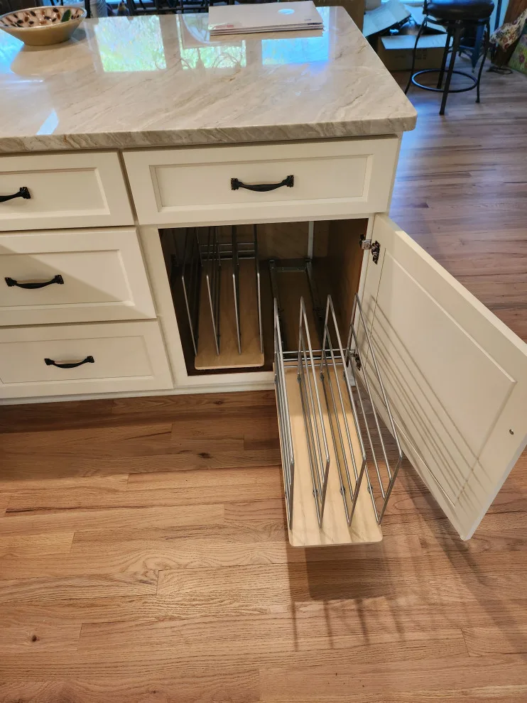 Modern Kitchen and Pantry Facelift in Eggshell by Kitchen Solvers Of Madison - Photo 4