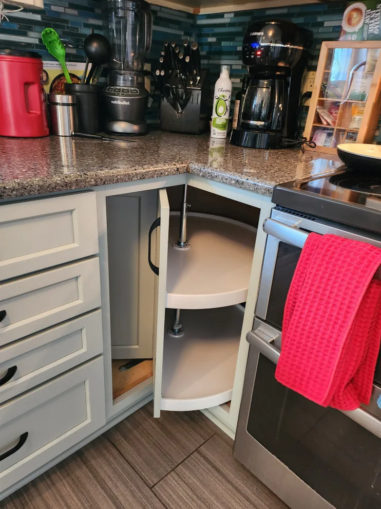 Modern Kitchen Revamp in Dove White and Agave by Kitchen Solvers Of Madison - Photo 7