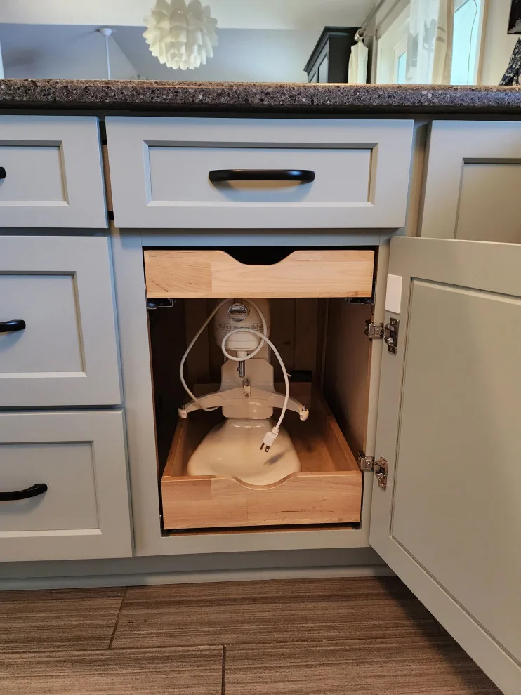 Modern Kitchen Revamp in Dove White and Agave by Kitchen Solvers Of Madison - Photo 2