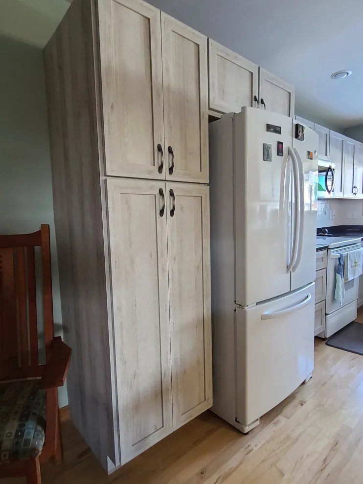 Modern Kitchen Refacing with Shaker-Style Cabinets in Textured "Nizza" by Kitchen Solvers Of Madison - Photo 3