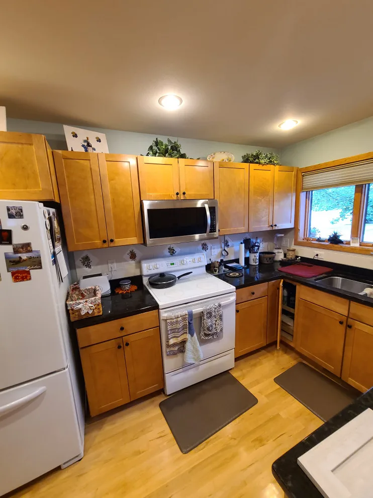 Modern Kitchen Refacing with Shaker-Style Cabinets in Textured "Nizza" by Kitchen Solvers Of Madison - Photo 6