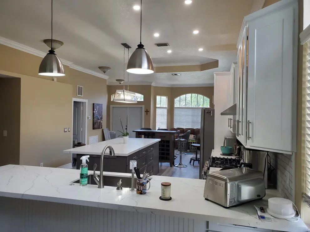 Modern Kitchen Renovation Featuring a Dual Color Scheme by Kitchen Solvers Of Fort Lauderdale - Photo 2