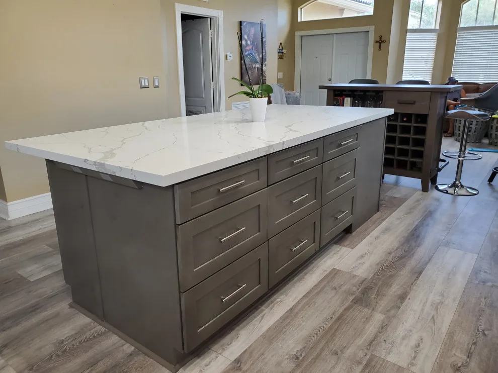 Modern Kitchen Renovation Featuring a Dual Color Scheme by Kitchen Solvers Of Fort Lauderdale - Photo 7