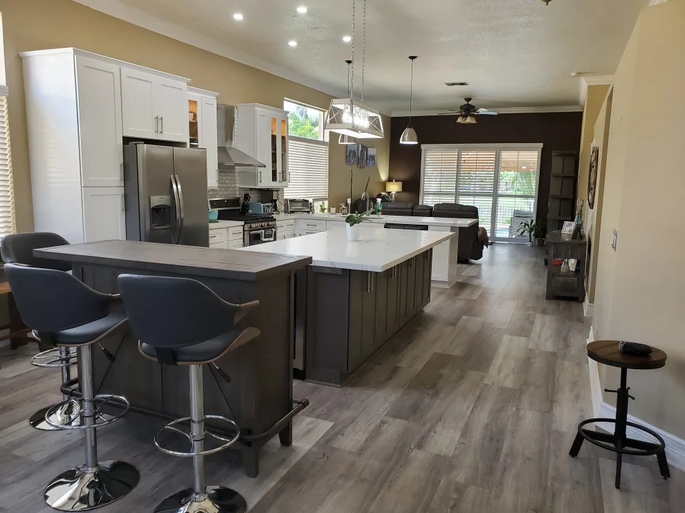 Modern Kitchen Renovation Featuring a Dual Color Scheme by Kitchen Solvers Of Fort Lauderdale - Photo 3