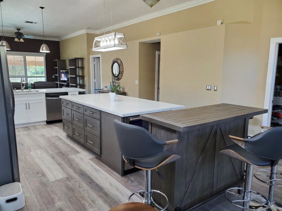 Modern Kitchen Renovation Featuring a Dual Color Scheme by Kitchen Solvers Of Fort Lauderdale - Photo 10