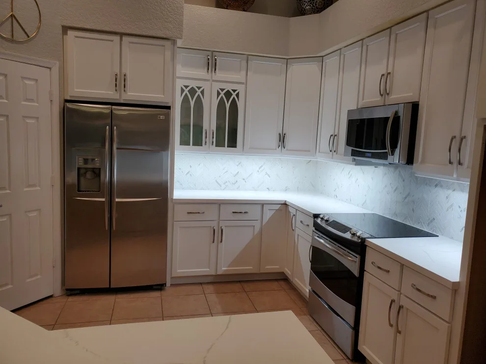 Modern Kitchen Renovation in Dove White by Kitchen Solvers Of Fort Lauderdale - Photo 4